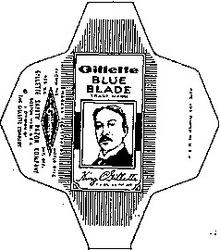 Свідоцтво торговельну марку № 8631 (заявка 93073855): king gilette blue blade