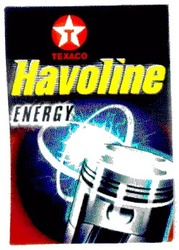 Свідоцтво торговельну марку № 31583 (заявка 2000126232): havoline; energy; t; т
