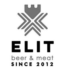 Заявка на торговельну марку № m202303826: since 2012; beer & meat; elit