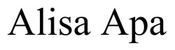Заявка на торговельну марку № m202401902: alisa apa