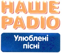 Заявка на торговельну марку № m201003432: наше радіо улюблені пісні; padio