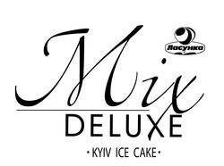 Заявка на торговельну марку № m202515484: ісе; міх; mix deluxe kyiv ice cake ласунка