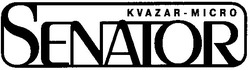 Свідоцтво торговельну марку № 14600 (заявка 98124673): kvazar micro; senator