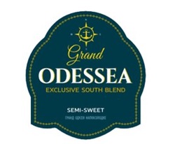 Заявка на торговельну марку № m201806600: grand odessea; exlusive south blend; semi-sweet; semi sweet; гранд одісея напівсолодке