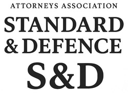 Заявка на торговельну марку № m202523090: sd; s&d; standard & defence; attorneys association