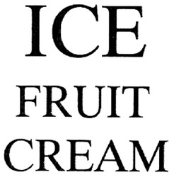 Свідоцтво торговельну марку № 112573 (заявка m200805753): ісе; ice fruit cream