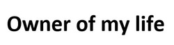 Заявка на торговельну марку № m202522998: owner of my life