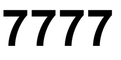 Заявка на торговельну марку № m202606952: 7777