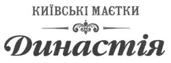 Заявка на торговельну марку № m201318009: київські маєтки; династія