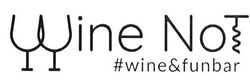 Свідоцтво торговельну марку № 281430 (заявка m201820216): wine not; #wine&funbar; wine funbar