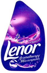 Свідоцтво торговельну марку № 136051 (заявка m201000355): relaxed; lenor; aromatherapy microcapsules