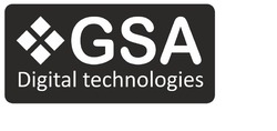 Заявка на торговельну марку № m202016424: gsa; digital technologies