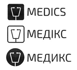 Заявка на торговельну марку № m202606742: медикс; медікс; medics