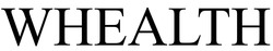 Заявка на торговельну марку № m202507432: whealth