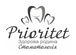 Свідоцтво торговельну марку № 290247 (заявка m201804561): prioritet; здорова родина; стоматологія