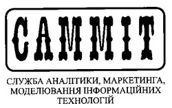 Свідоцтво торговельну марку № 18710 (заявка 97093021): cammit; самміт; служба аналітики, маркетинга, моделювання інформаційних технологій