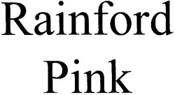Заявка на торговельну марку № m201000745: rainford pink