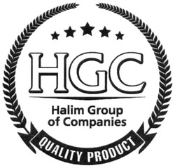 Свідоцтво торговельну марку № 323317 (заявка m202008160): hgc; halim group of companies