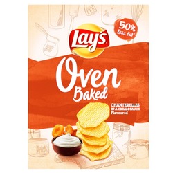 Свідоцтво торговельну марку № 333334 (заявка m202114754): 50% less fat; chanterelles in a cream sauce flavoured; lay's; lays; oven baked
