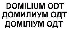 Заявка на торговельну марку № m202010630: domilium odt; домилиум одт; доміліум одт