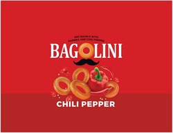 Заявка на торговельну марку № m202608059: dry bagels with paprika and chili pepper; bagolini