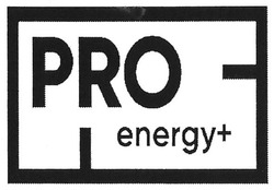 Свідоцтво торговельну марку № 281813 (заявка m201806942): pro energy+