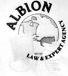 Свідоцтво торговельну марку № 40369 (заявка 2001117720): albion; law & expert agency