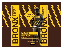 Заявка на торговельну марку № m202521771: zero alco; with cola-coffee taste; non alco energy; non-alco energy; bronx