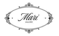 Заявка на торговельну марку № m202515177: mari since 2025
