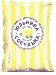 Заявка на торговельну марку № m201117815: юлькина карамель; лимонная сосулька