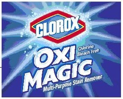 Свідоцтво торговельну марку № 96403 (заявка m200703304): clorox; oxi; magic; chlorine bleach free; multi-purpose stain remover