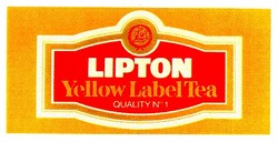 Заявка на торговельну марку № 95041060: lipton yellow label tea
