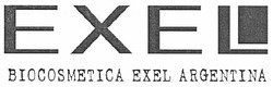 Свідоцтво торговельну марку № 137709 (заявка m200914982): exe l; biocosmetica exel argentina