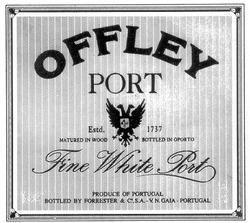 Свідоцтво торговельну марку № 23373 (заявка 98041643): offley port 1737