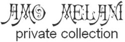 Свідоцтво торговельну марку № 103636 (заявка m200719051): амо; amo melani; private collection