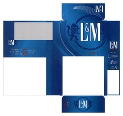 Свідоцтво торговельну марку № 266861 (заявка m201726291): l&m; lm; loft; blue; fine cut tobacco; smooth taste; less smell; premium recessed filter; slide here