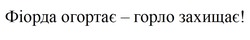 Заявка на торговельну марку № m202417056: фіорда огортає-горло захищає!