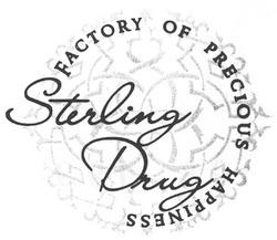Свідоцтво торговельну марку № 125212 (заявка m200819940): sterling drug; factory of precious happiness