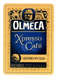 Свідоцтво торговельну марку № 186364 (заявка m201313102): olmeca; xpresso cafe; liqueur made with tequila; hecho en mexico