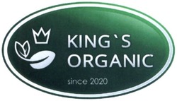 Заявка на торговельну марку № m202014038: king's organic since 2020; kings