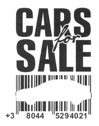 Свідоцтво торговельну марку № 166532 (заявка m201200761): cars for sale; +3 8044 5294021