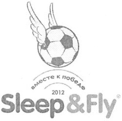 Заявка на торговельну марку № m201117643: вместе к победе; 2012; sleep&fly