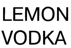 Заявка на торговельну марку № 97020397: lemon vodka