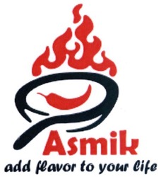 Свідоцтво торговельну марку № 249951 (заявка m201703022): asmik add flavor to your life