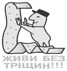 Заявка на торговельну марку № m202522346: живи без тріщин!!!