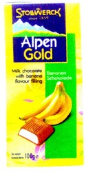 Свідоцтво торговельну марку № 30096 (заявка 99103709): alpen gold; stollwerck; banana
