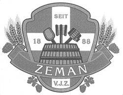 Свідоцтво торговельну марку № 69404 (заявка m200504536): seit; 1888; zeman; vjz; v.j.z.
