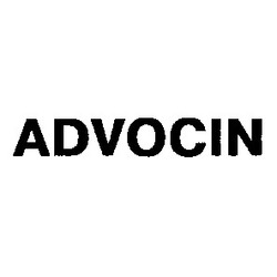 Свідоцтво торговельну марку № 3710 (заявка 124642/SU): advocin