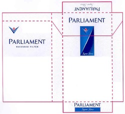 Свідоцтво торговельну марку № 162547 (заявка m201210025): parliament; recessed filter; super slims