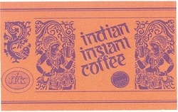 Свідоцтво торговельну марку № 55965 (заявка 2004021237): jfk; indian; instant; coffee; грамм